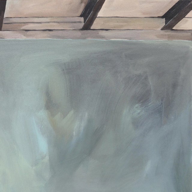 "Odd on the Table" Original Surrealist Mixed-Media Painting by Iqi Qoror For Sale In Los Angeles - Image 6 of 12