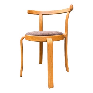 Armchair Series 8000 in Brown and Upholstered Beech by Thygesen & Sørensen for Magnus Olesen For Sale