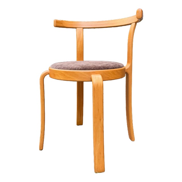 Armchair Series 8000 in Brown and Upholstered Beech by Thygesen & Sørensen for Magnus Olesen For Sale