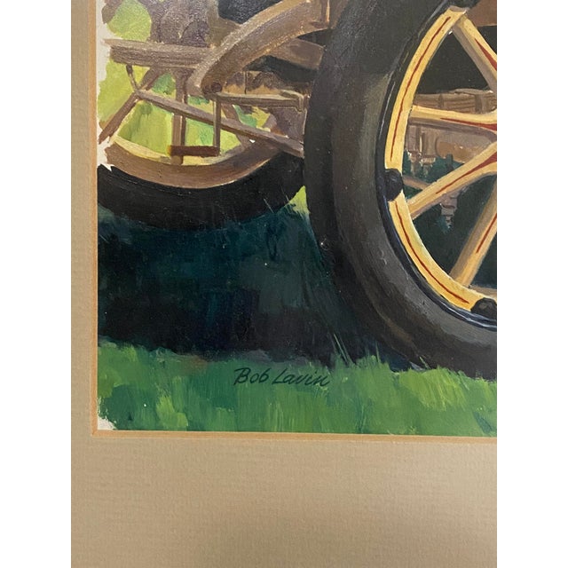 Goldenrod Mid 20th Century Oil Painting Robert Levin, Framed For Sale - Image 8 of 12