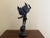 Late 20th C. Decorative Crafts Bronze-Finish Winged Putto Sculpture For Sale - Image 9 of 11