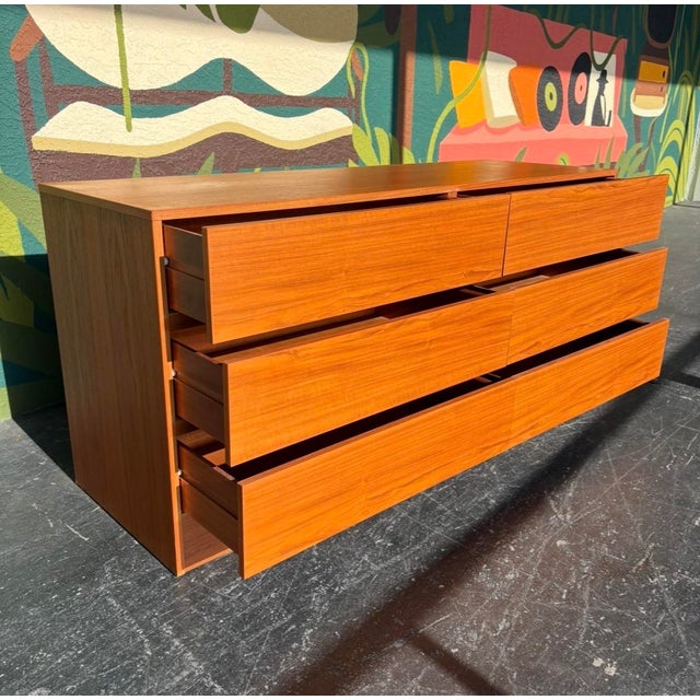 Wood Danish Teak Sixer For Sale - Image 7 of 8