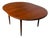Mid-Century Modern Round to Oval Extendable Teak Dining Table For Sale