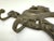 Vintage Cast Iron Dragon Wall Hook Rack With Four Hooks For Sale - Image 4 of 7