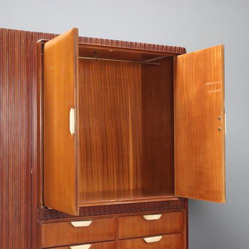 Wardrobe with Mirror, 1950s For Sale - Image 5 of 13