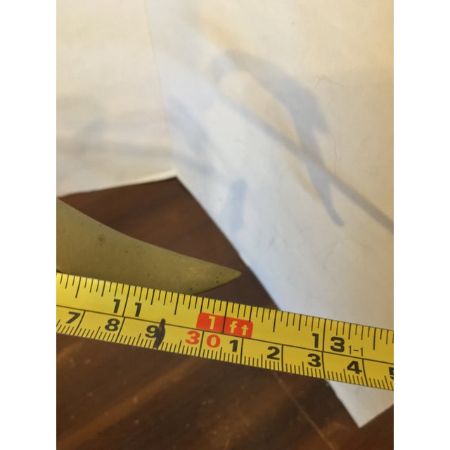 Vintage 1960s Brass Soaring Seagulls Sculpture For Sale - Image 11 of 13