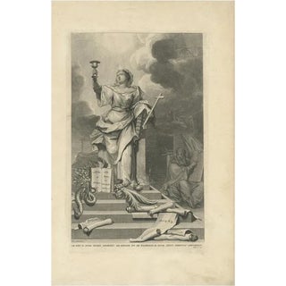 A. Calmet, The Law is Given by Moses, 1725, Print For Sale
