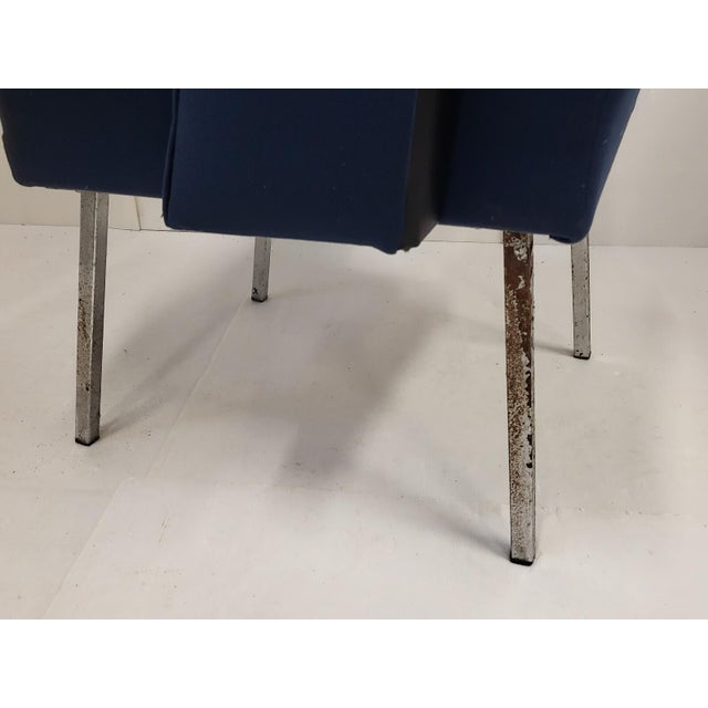 President Chairs by Jacques Adnet, 1950s, Set of 2 For Sale - Image 9 of 13