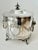 Metal English Silver Plate Tea Caddy with Lion and Ring Handles For Sale - Image 7 of 8