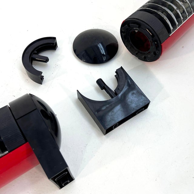 Black Red Neon Wall Lamp from Disano, 1980s For Sale - Image 8 of 10