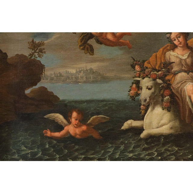 Early 18th Century Circle of Paolo de Matteis, Abduction of Europa, 1730, Oil on Canvas For Sale - Image 5 of 15