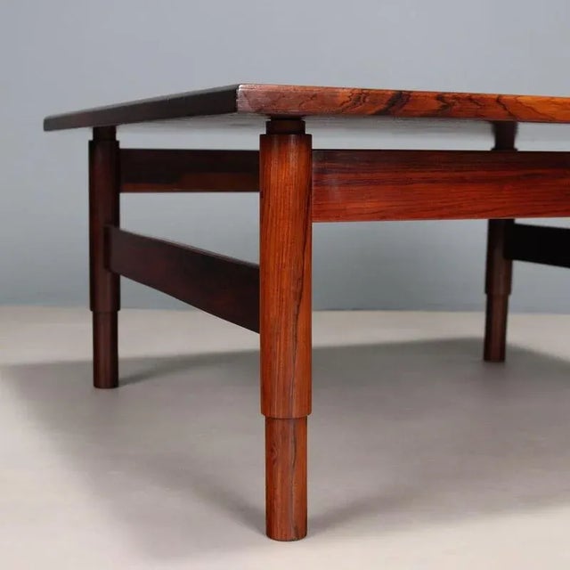 Vintage Coffee Table in Wood Veneer, Italy, 1960s For Sale - Image 4 of 8