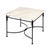 Metal Vintage French Coffee Table, Iron and Marble For Sale - Image 7 of 9
