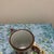 1960s Mid-Century Modern Hand-Painted Ceramic Stoneware Mug With Abstract Floral Motif For Sale In Minneapolis - Image 6 of 9