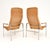 Set of Vintage Chrome and Rattan Armchairs by Dirk Van Sliedregt for Gebroeders Jonkers Noordwolde, 1960s For Sale - Image 4 of 12