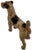 Very Rare Oversize 1930s Hubley #387 Standing Full Figure Fox Terrier Cast Iron Dog Doorstop - 10 Inches Tall X 12 Inches Long For Sale - Image 16 of 18