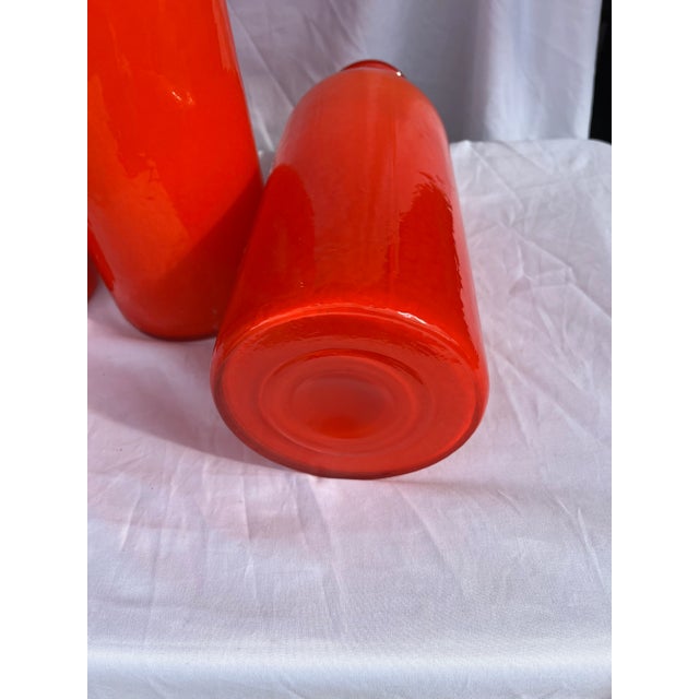 Contemporary Cased Glass Vases- Set of 3 For Sale - Image 4 of 4