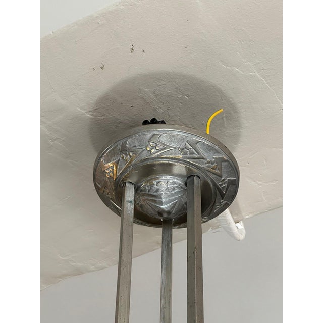 Art Deco Chandelier, 1930 For Sale - Image 6 of 14