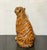 Burnt Orange Vintage Resin Tiger Sculpture For Sale - Image 8 of 8