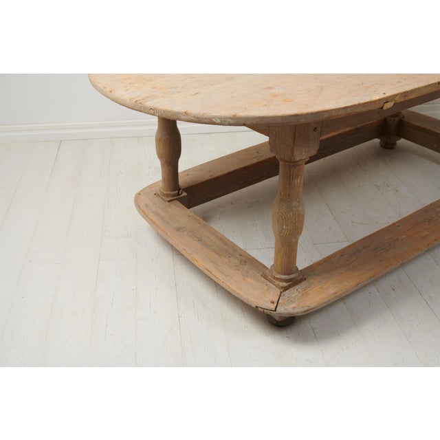 Swedish Baroque Pine Centre Table, 1758 For Sale - Image 5 of 13