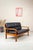 Vintage Teak and Leather 2-Seater Sofa from Olsen & Laursen, 1980s For Sale - Image 17 of 17