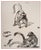 Théophile Alexandre Steinlen, The Monkeys, 1933, Lithograph For Sale