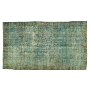 Overdye Vintage Turkish Rug - 4'-7" x 7'-10" For Sale