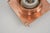 Metal 1920s New York City Subway Brass Flush Mount Light For Sale - Image 7 of 8
