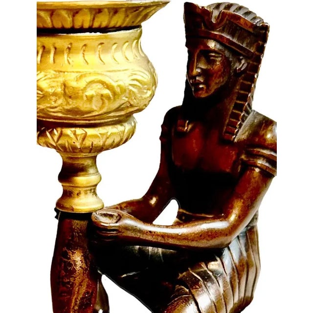 Neoclassical Egyptian Neoclassical Style Table Lamp For Sale - Image 3 of 5