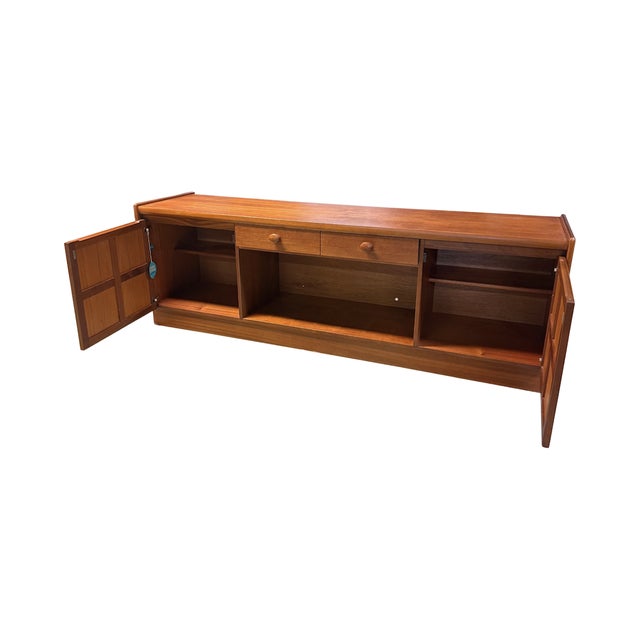 Nathan Furniture Nathan, Squares Media Sideboard, Teak, United Kingdom, 1960s For Sale - Image 4 of 5