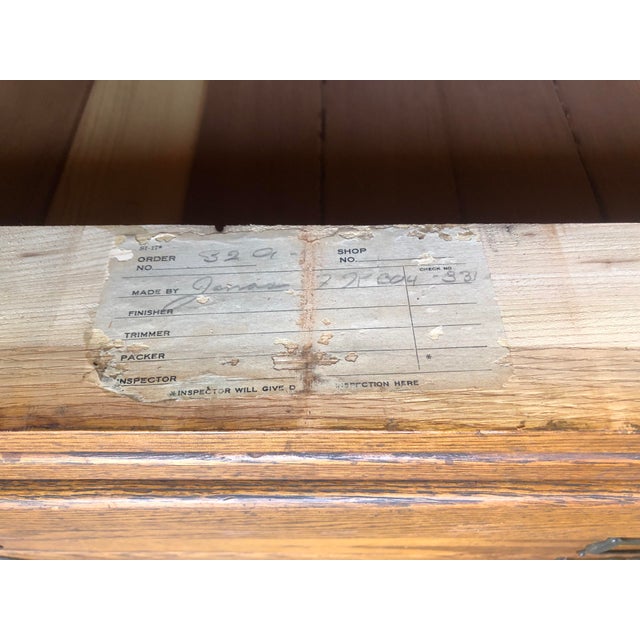 Antique Industrial Wooden Flat File Chairish