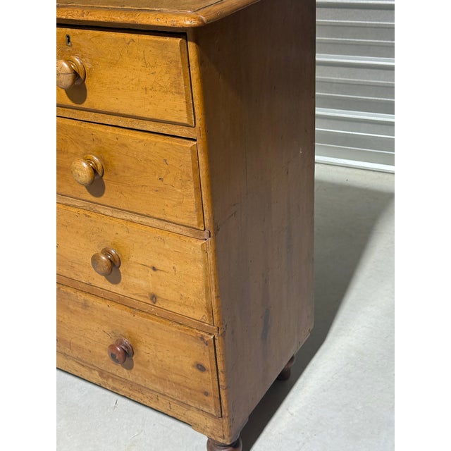 Late 19th Century Antique Pine Two Over Three Drawers - Chest of Drawers From England For Sale - Image 5 of 18