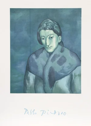 1980s "Buste de Femme" Lithograph After Pablo Picasso