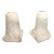 19th Century Carved Pair of Architectural Garden Marble Column Capitals For Sale