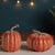 2020s Rustic Ribbed Decorative Pumpkins (Set of 2) For Sale - Image 5 of 5