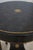Maitland Smith Black Leather Round Lamp Table For Sale - Image 10 of 12