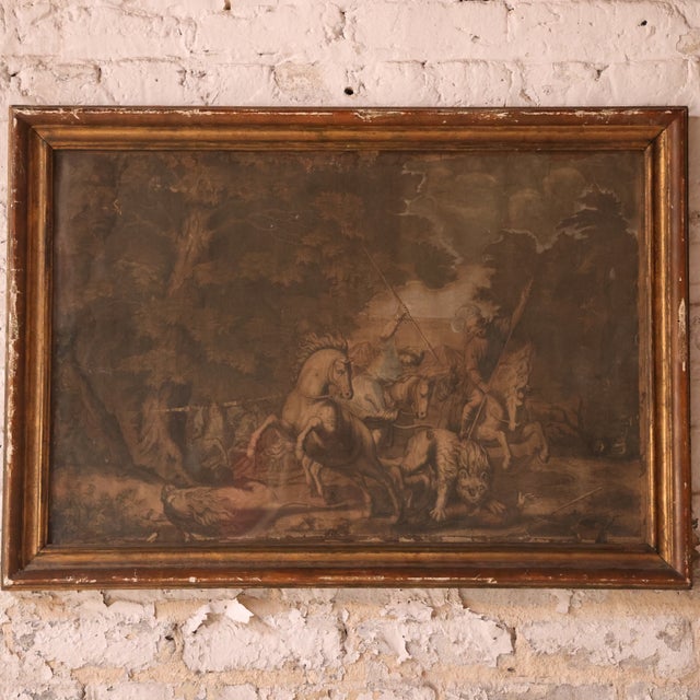 Add timeless classical elegance to your space with this 18th century French paper engraving, a finely detailed work that...