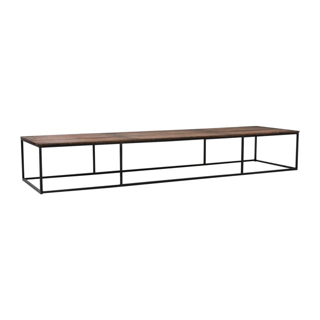 Vintage Wood and Metal Coffee Table For Sale In Greensboro - Image 6 of 6