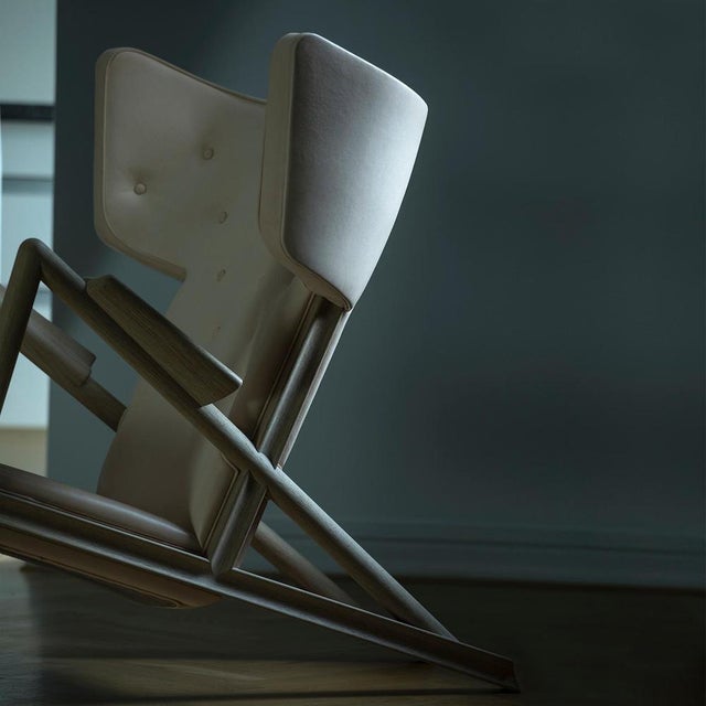 Grasshopper Armchair in Wood and Fabric by Finn Juhl For Sale - Image 12 of 13