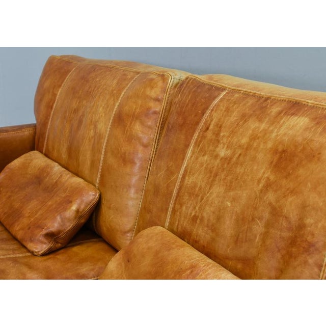 Arcon Sofas in Buffalo Leather by Marco Milisich, Italy, 1970s, Set of 2 For Sale - Image 11 of 18