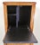 Small Vintage Mid Century Campaign Oak Wood Cabinet For Sale In West Palm - Image 6 of 12