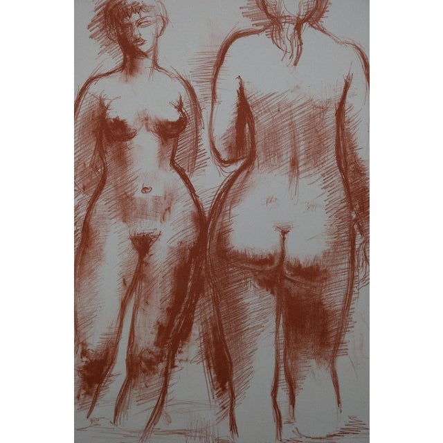 Antoniucci VOLTI (1871-1958) Two Nude Women Original color lithograph On wove paper, 28 × 38 cm (approx. 11 x 15 inches)...