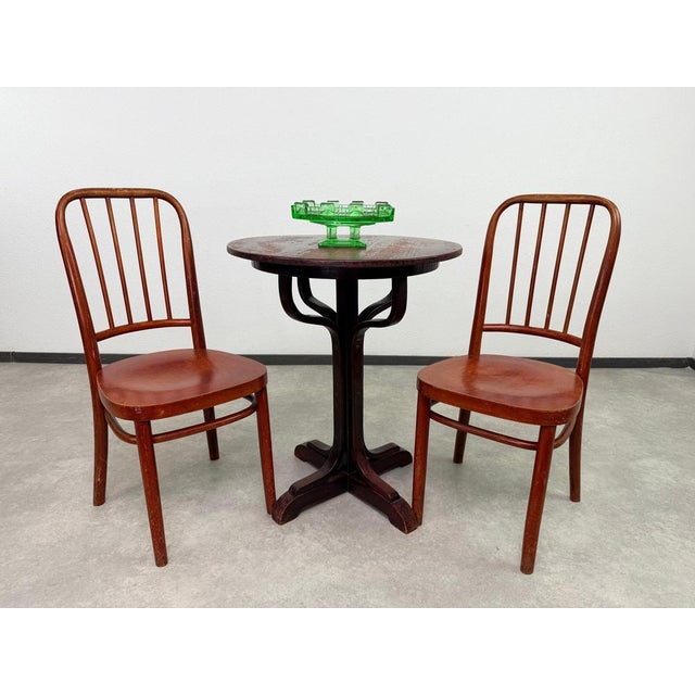 Bentwood Model A63 Side Chairs by Josef Frank for Thonet-Mundus, 1930s, Set of 2 For Sale - Image 3 of 15