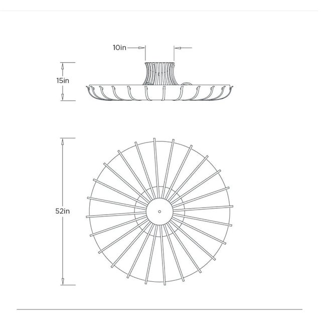 Chambers Flush Mount For Sale In New York - Image 6 of 6