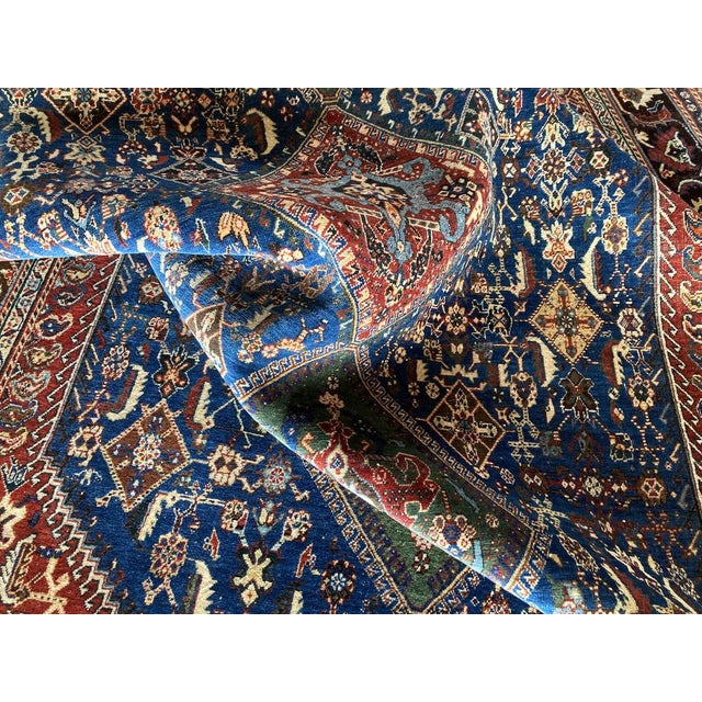 Antique Qashqai Rug, 1890s For Sale - Image 15 of 18
