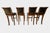A set of classic modern bar chairs from Los Angeles designer and manufacture Nancy Corzine. These bar chairs are from the...