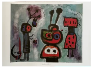 Joan Miró, L'Oiseau Au Regard Calme, 1997, Print