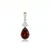 Natural Garnet Pear Cut Exquisite Pendant, January Birthstone Pendant For Sale - Image 4 of 7