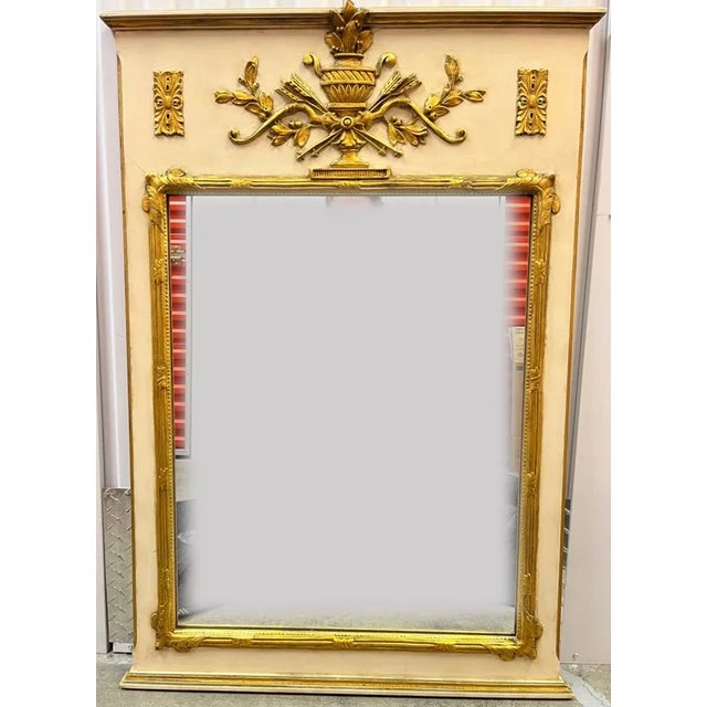 Off-white Early 19th Century Willian IV Style Wall Mirror For Sale - Image 8 of 8