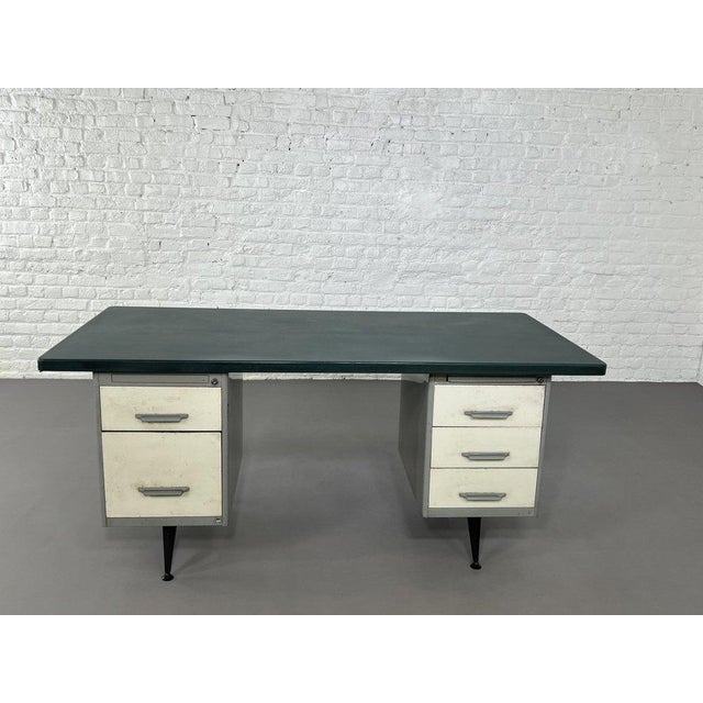 Vintage Metal Desk by Behin Edition, 1950s For Sale - Image 9 of 10